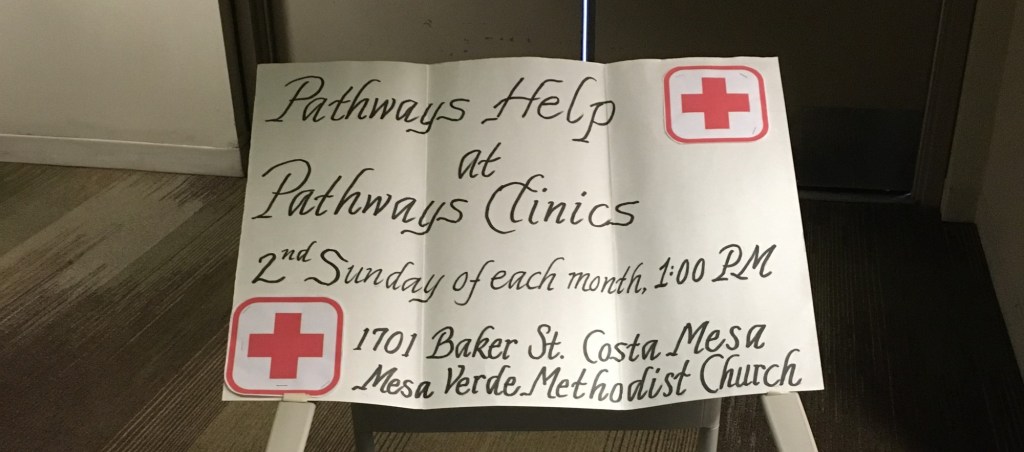 Pathways Clinic sign